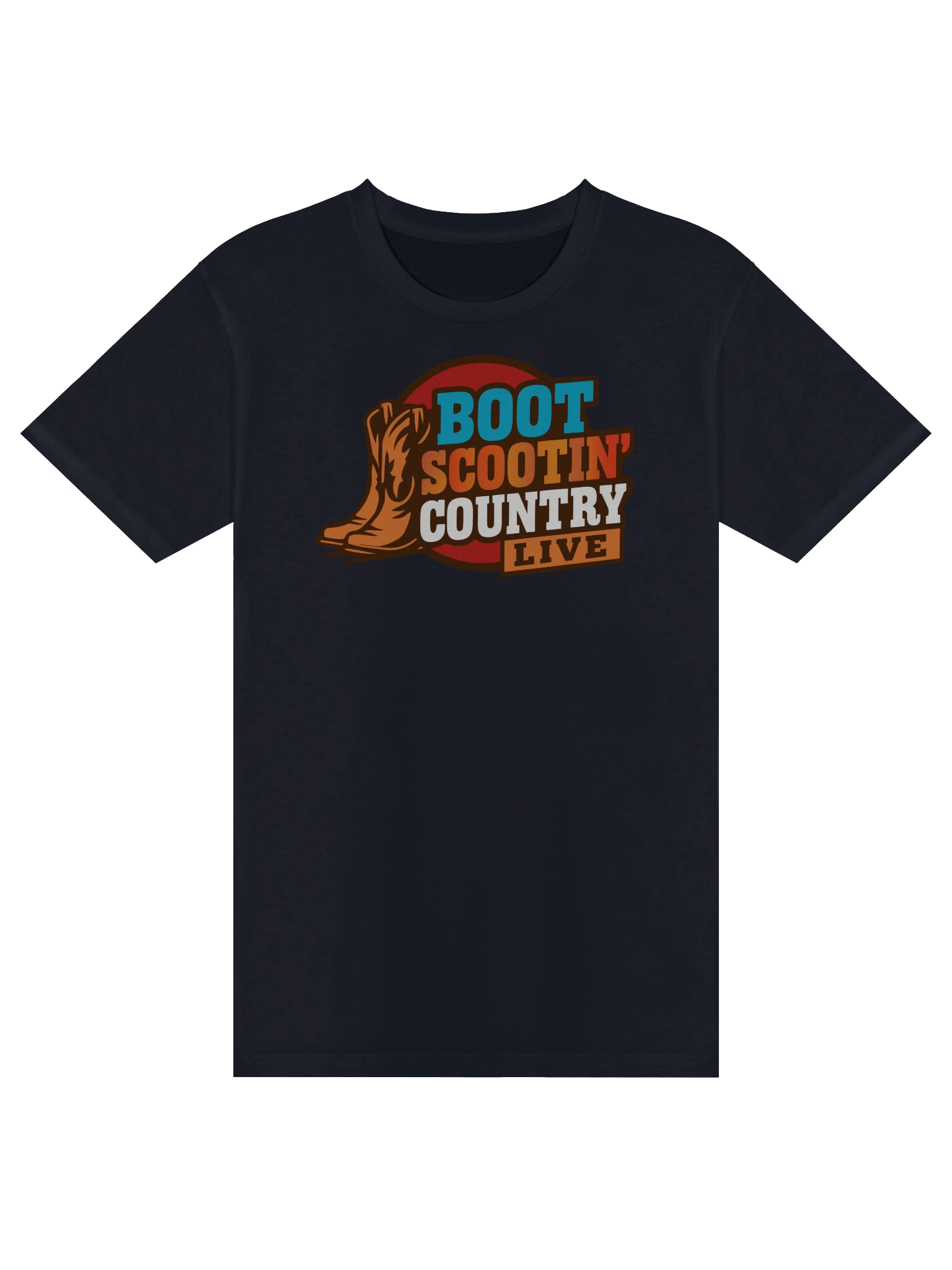 Boot Scootin’ Country Live Classic Logo Tee product image (2)