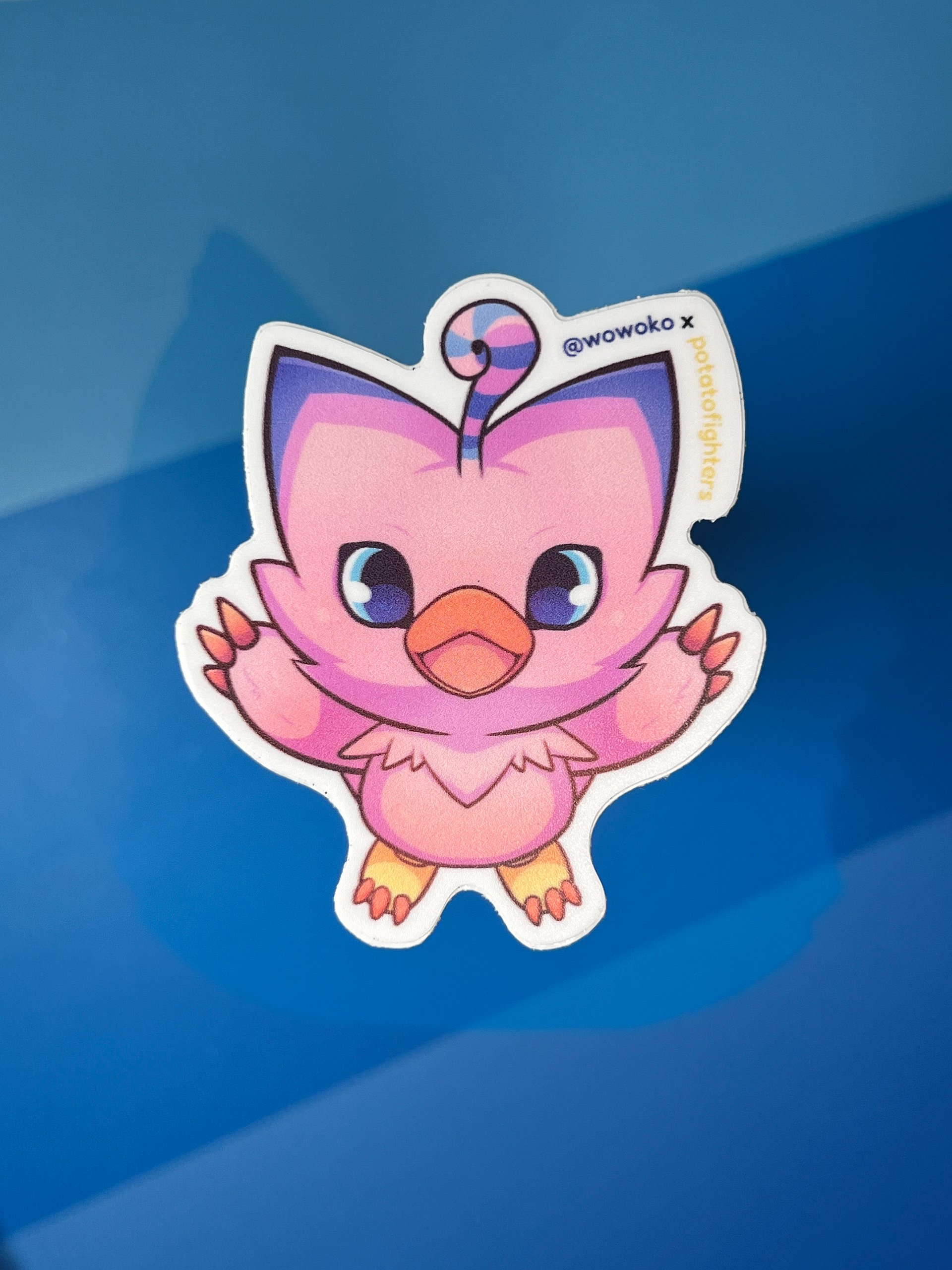 WoWoKo x Potato Fighters - Digimon - Biyomon - Sticker product image (2)