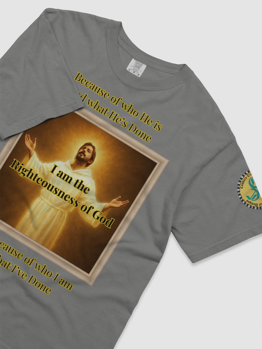 I am the Righteousness of God (Male) Comfort Colors Garment-Dyed Heavyweight T-Shirt Colors (3) product image (5)