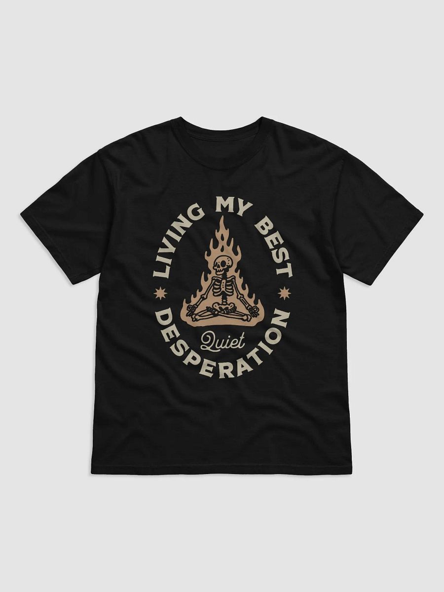 Living My Best Quiet Desperation Flaming Yoga Skeleton product image (3)