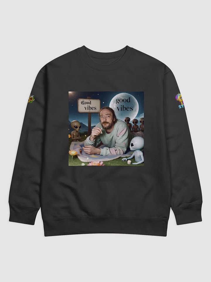 good vibes sweat shirt product image (1)