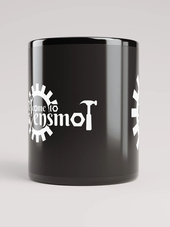 Welcome to Scarvensmot Black Glossy Mug product image (1)