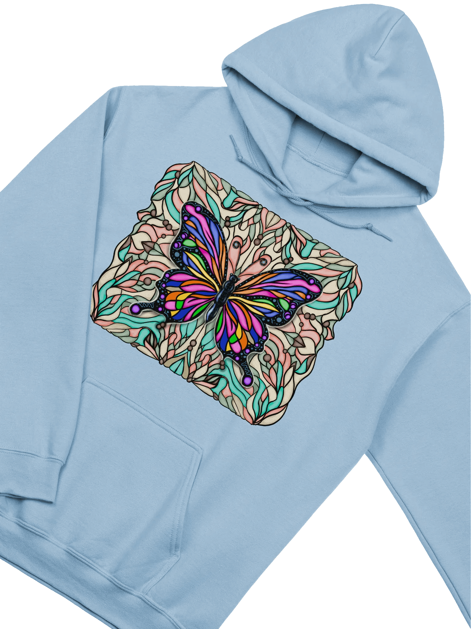 Stained Glass Butterfly Hoodie product image (2)