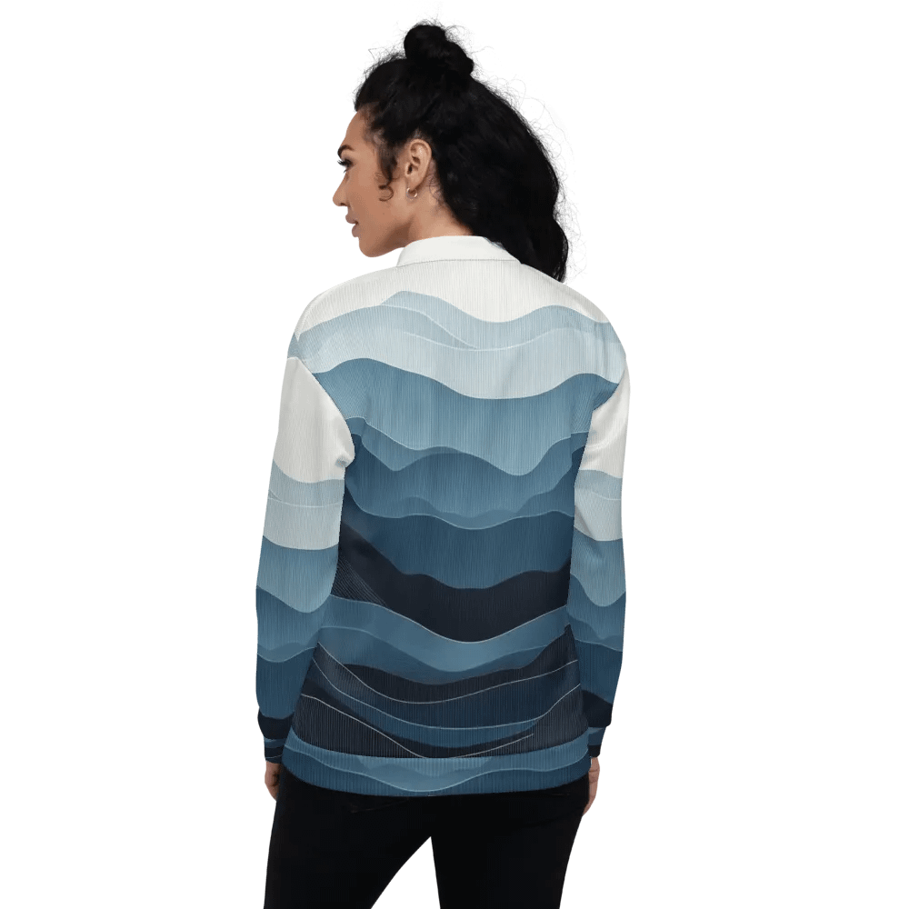 Women's Azure Wave-Print-5 Jacket product image (8)