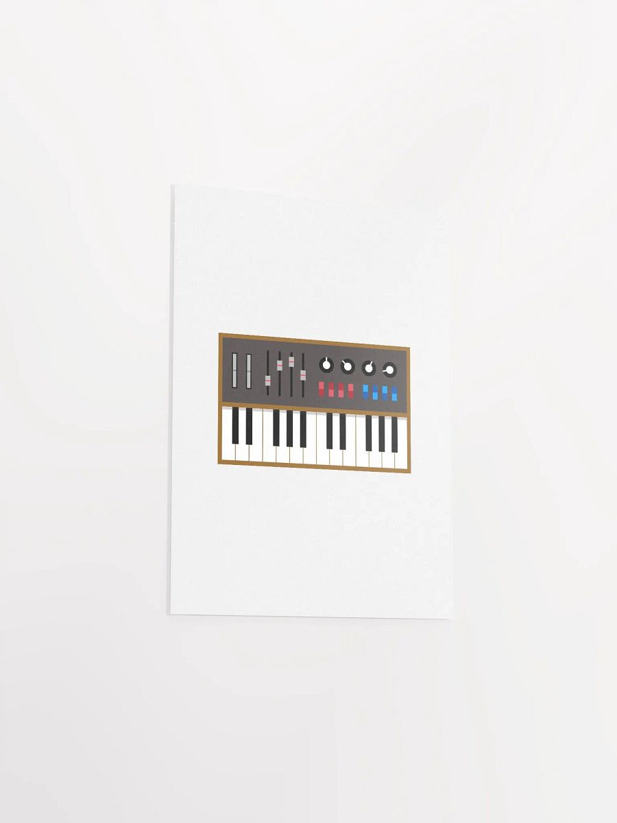 Vintage Analog Synth Print product image (31)