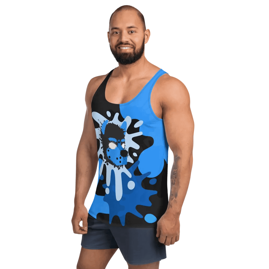 Dark Chaos Splatter Tank - Blue product image (4)