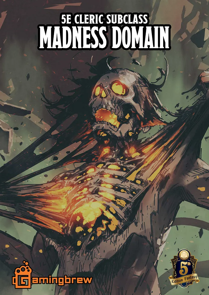 Madness | 5E Cleric Subclass product image (1)