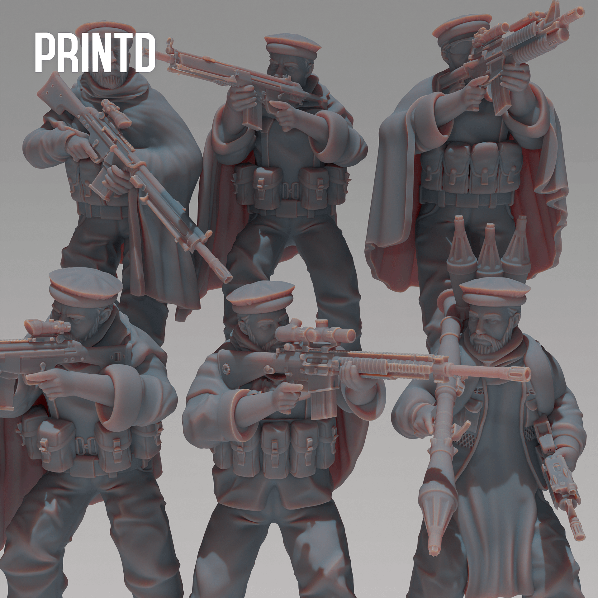Tora Bora Soldiers - Modern Warfare Wargame Resin Models Zona Alpha product image (1)
