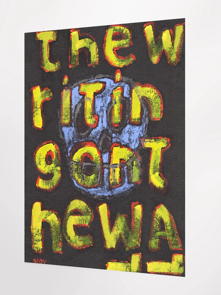 The Writing on the Wall Poster product image (2)