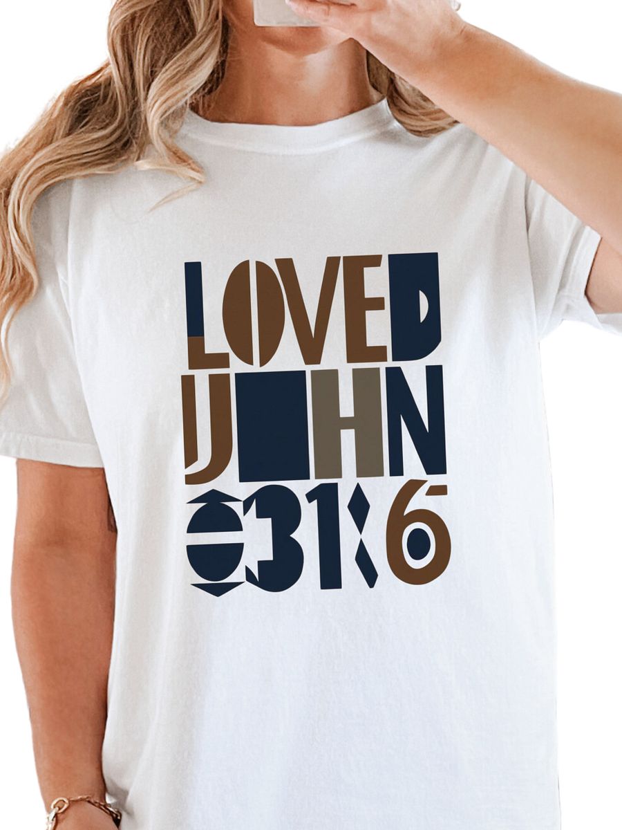 John 3:16 Earthy Geometric product image (3)