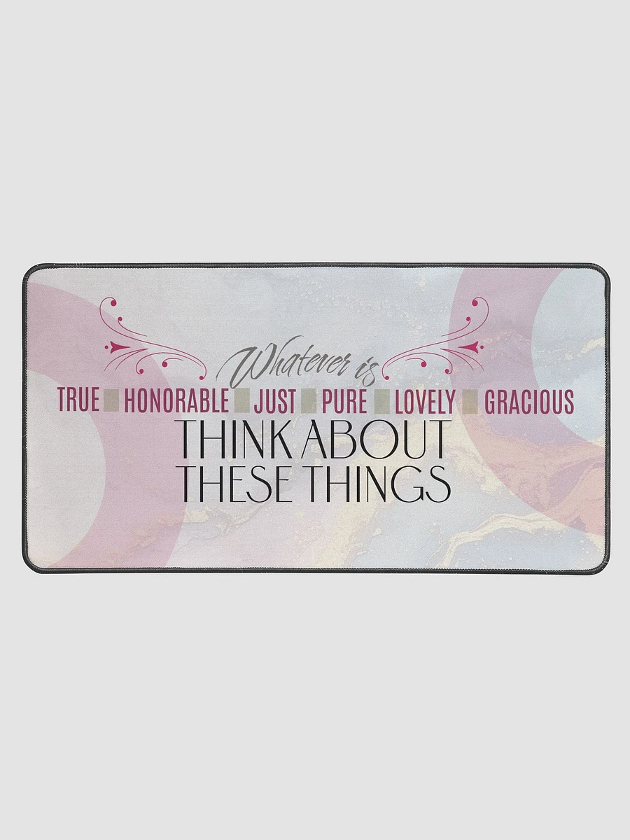 Inspirational Pink Desk Mat product image (3)