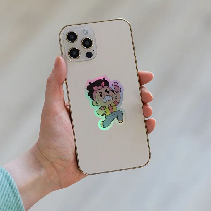 Holographic Angry Kea Sticker product image (2)