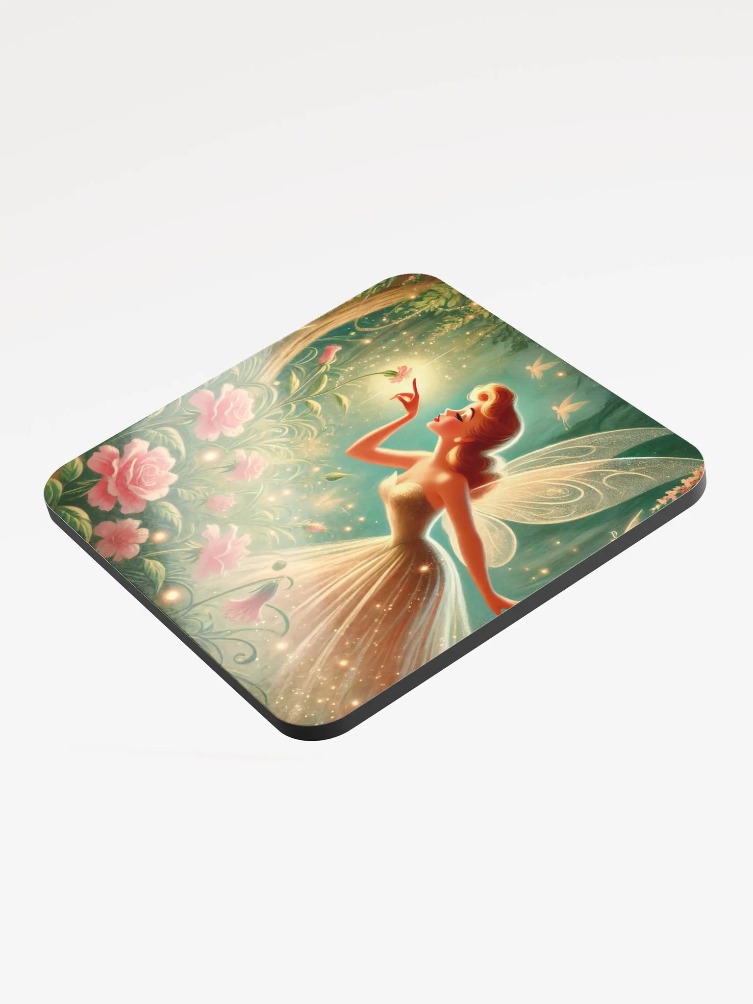 Enchanted Flower Fairy Cork Coaster product image (3)