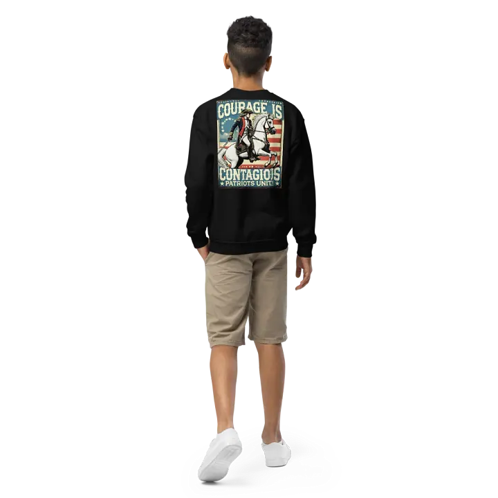 Courageous Patriots Youth Sweatshirt product image (9)