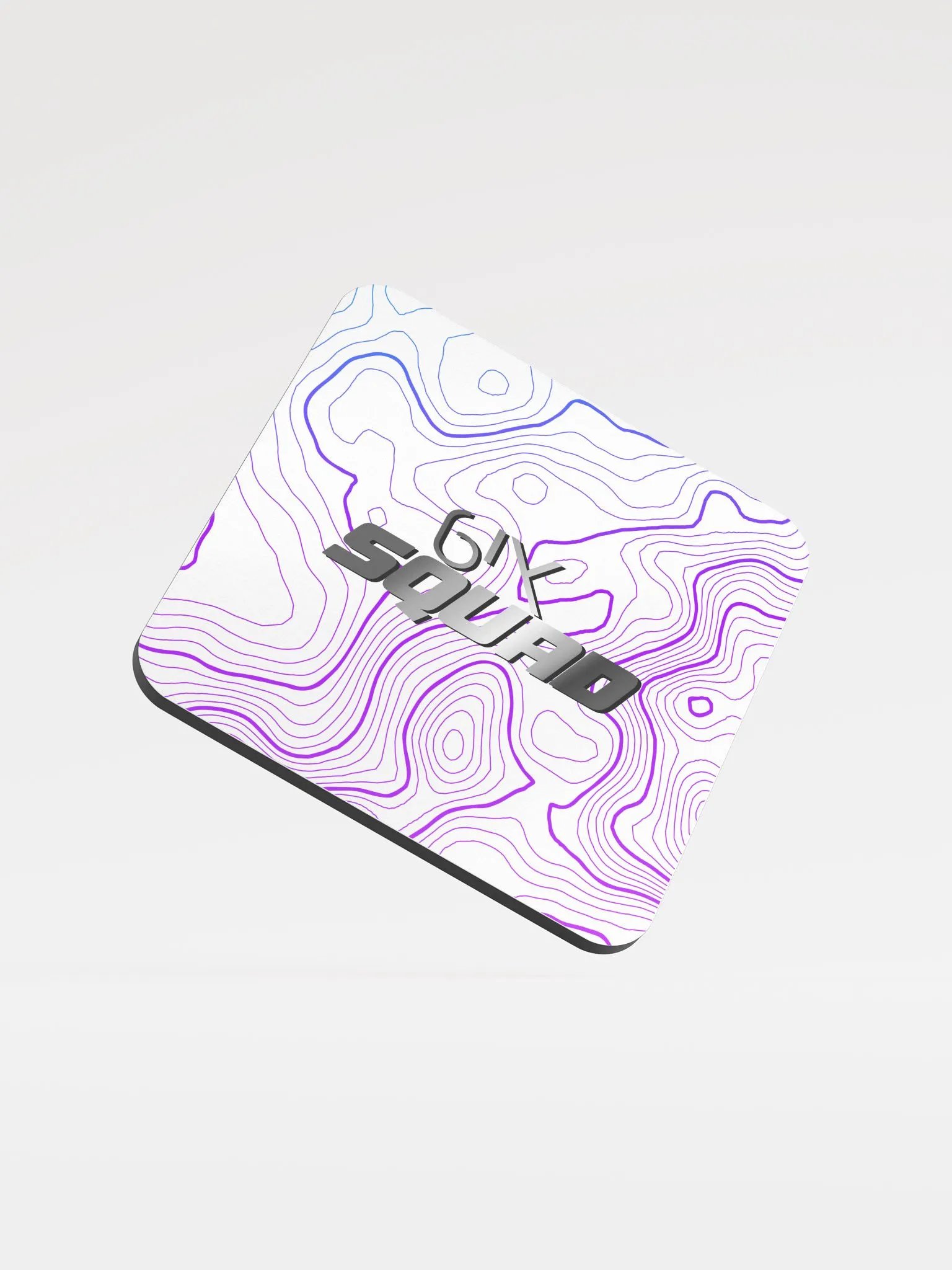 White Faded 6ix Squad Coaster product image (1)