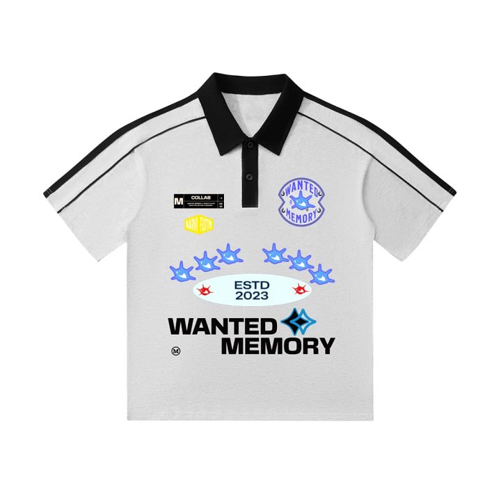 WANTED MEMORY®/NARVI FLOTIN® RACING COLLAR SHIRT 019 product image (1)