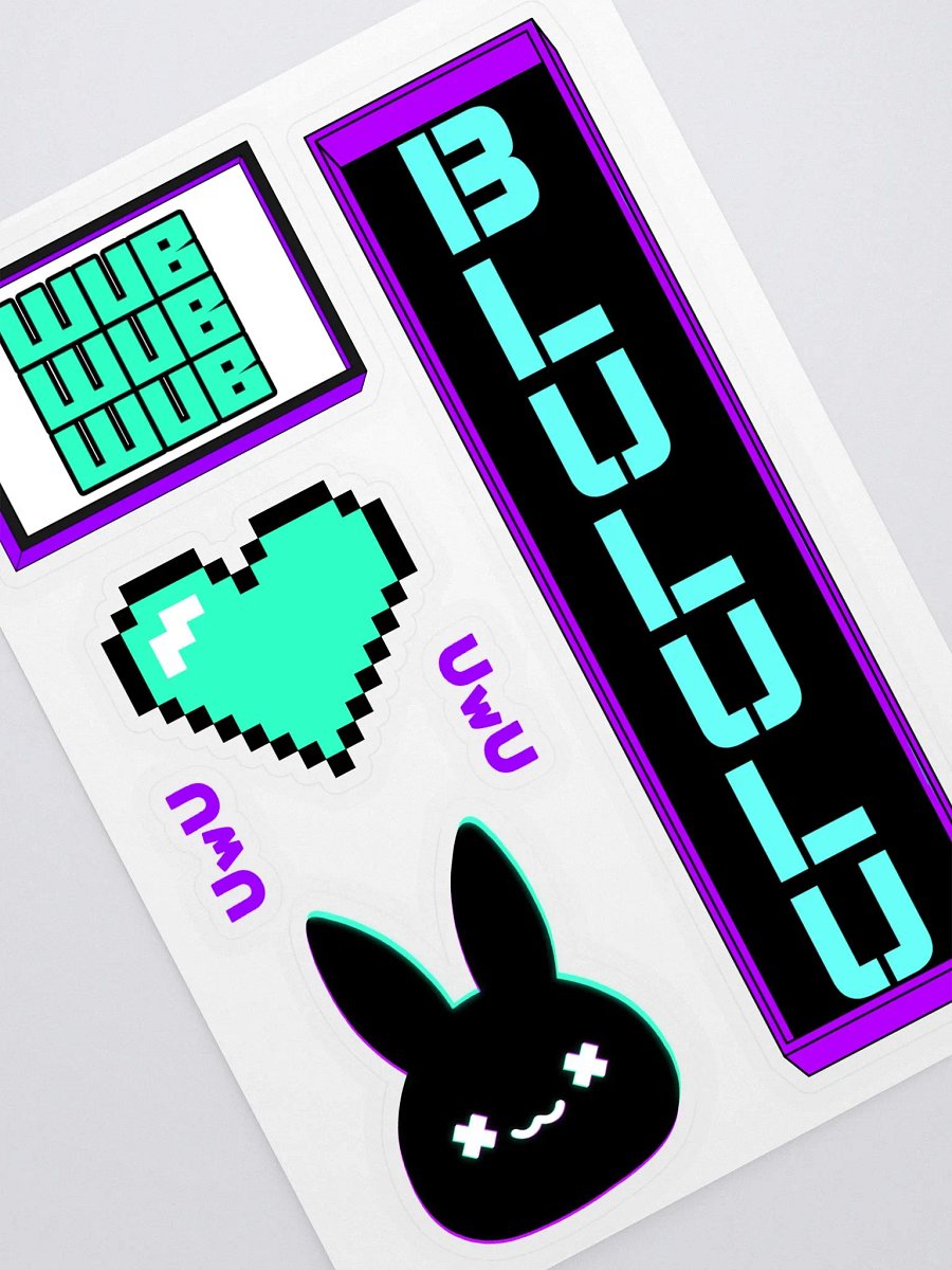 Snowwiii Badges Sticker Sheet product image (2)