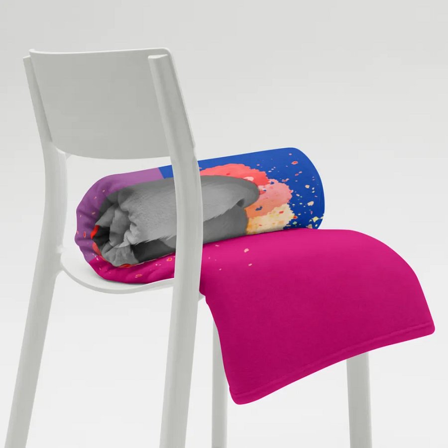 Bisexual Pride Fox Blanket (2023) product image (8)