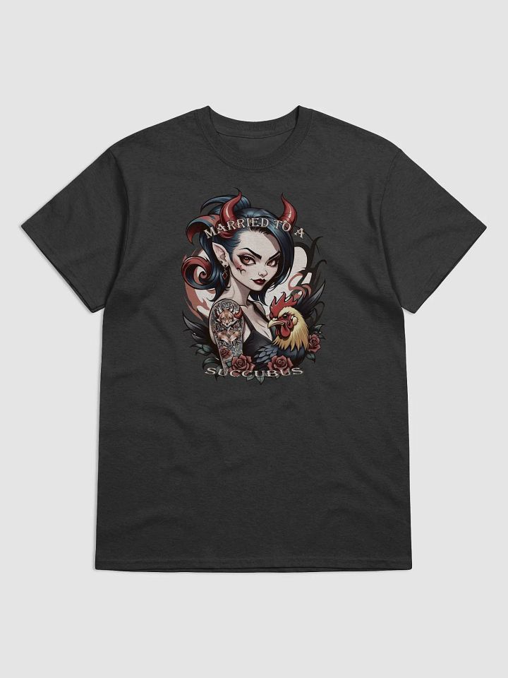 Vixen Games Married To A Succubus Hotwife Husband Tee product image (9)