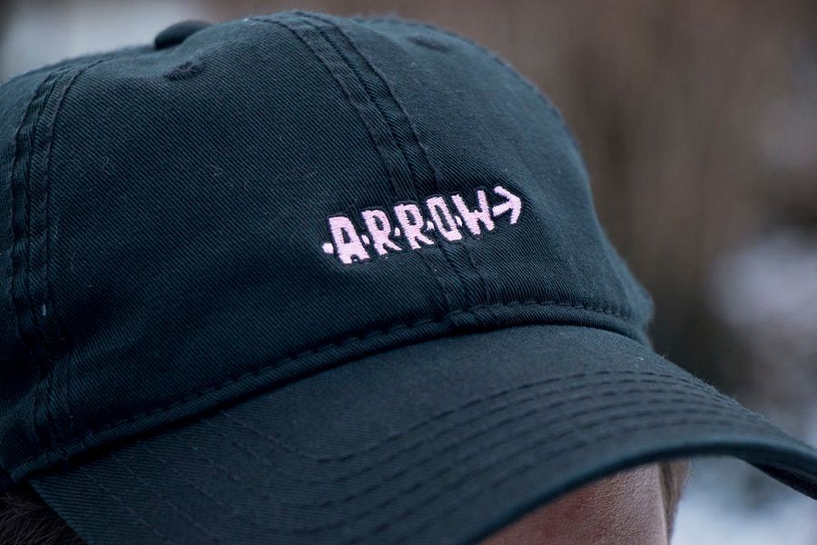 dad hat (pink & black) product image (4)