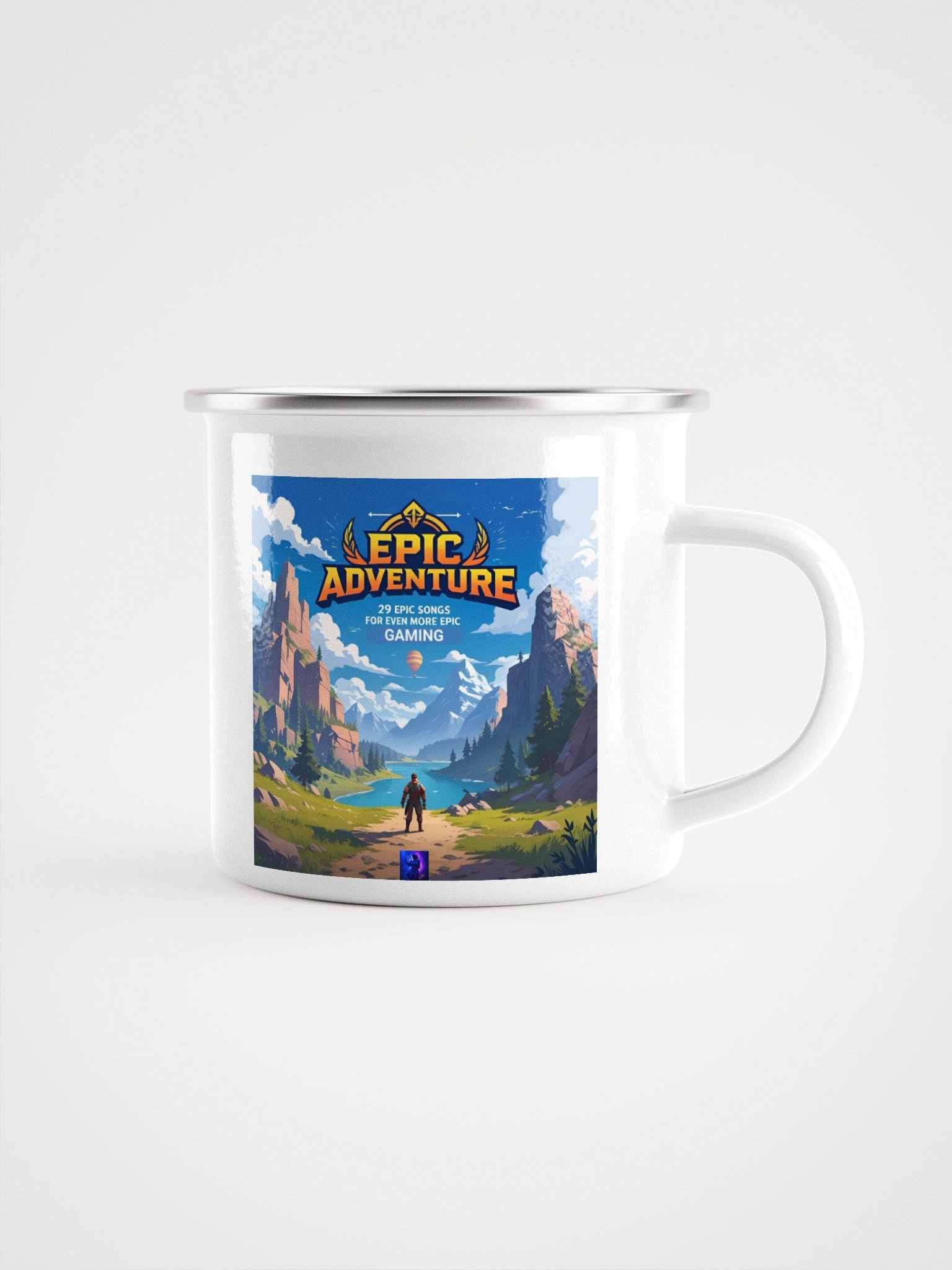 Epic Adventure Enamel Mug product image (1)