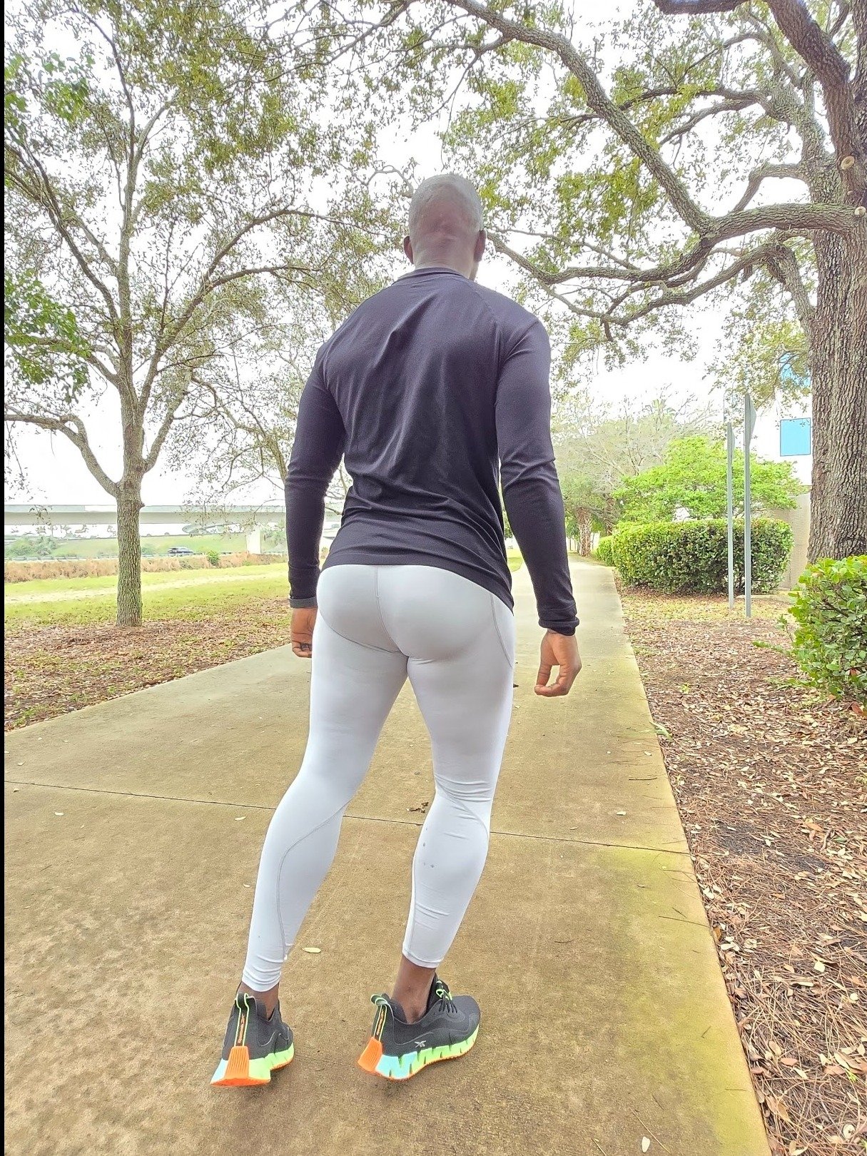 Unisex White Yoga Leggings product image (1)
