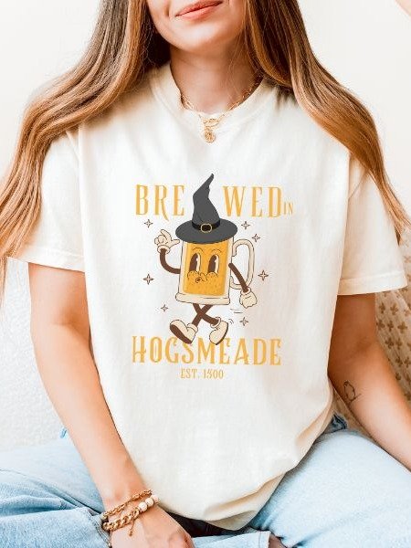 Brewed in Hogsmeade Retro Cozy Fall Shirt product image (10)