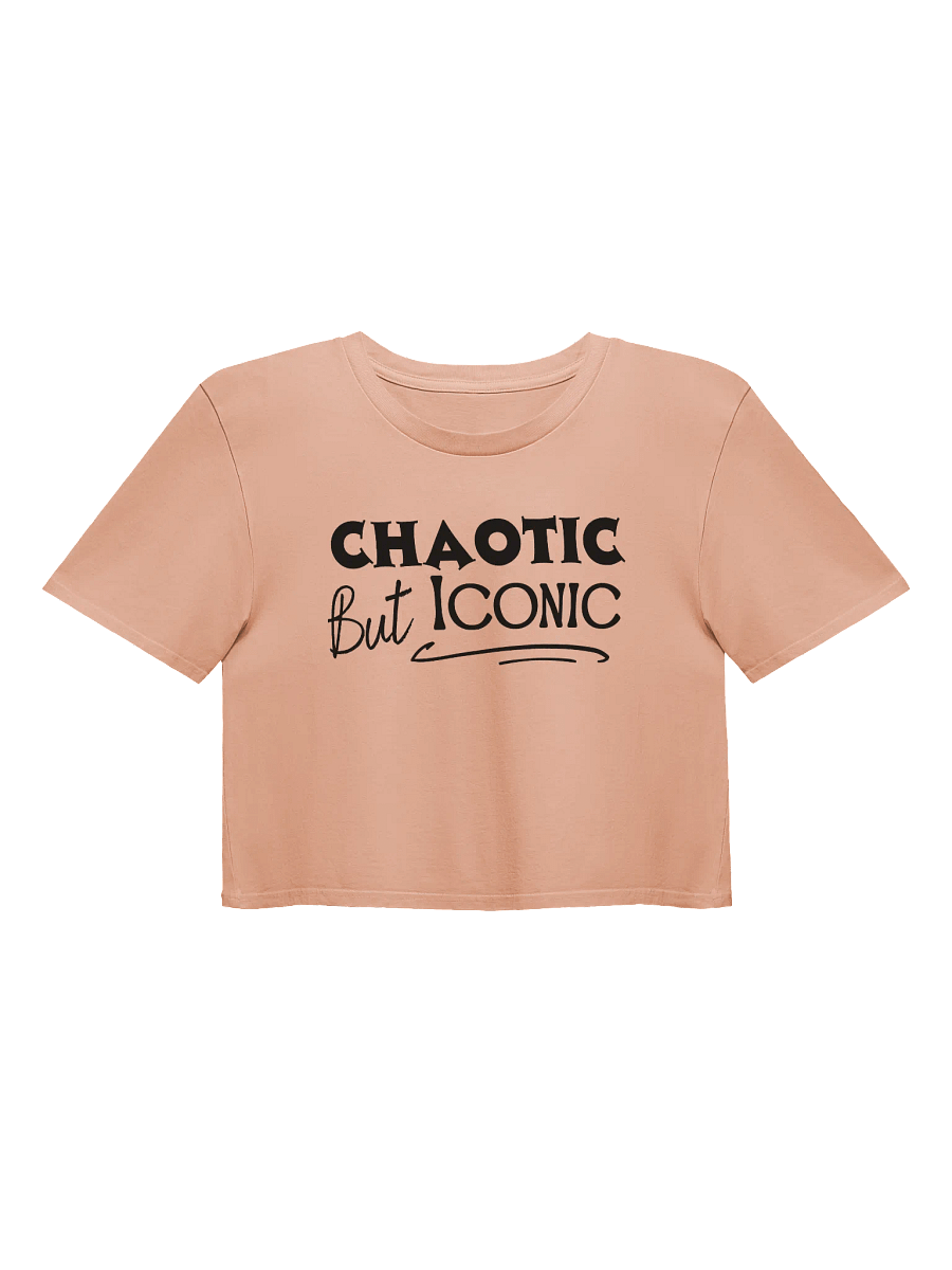 Chaotic But Iconic Women's Crop Top product image (1)