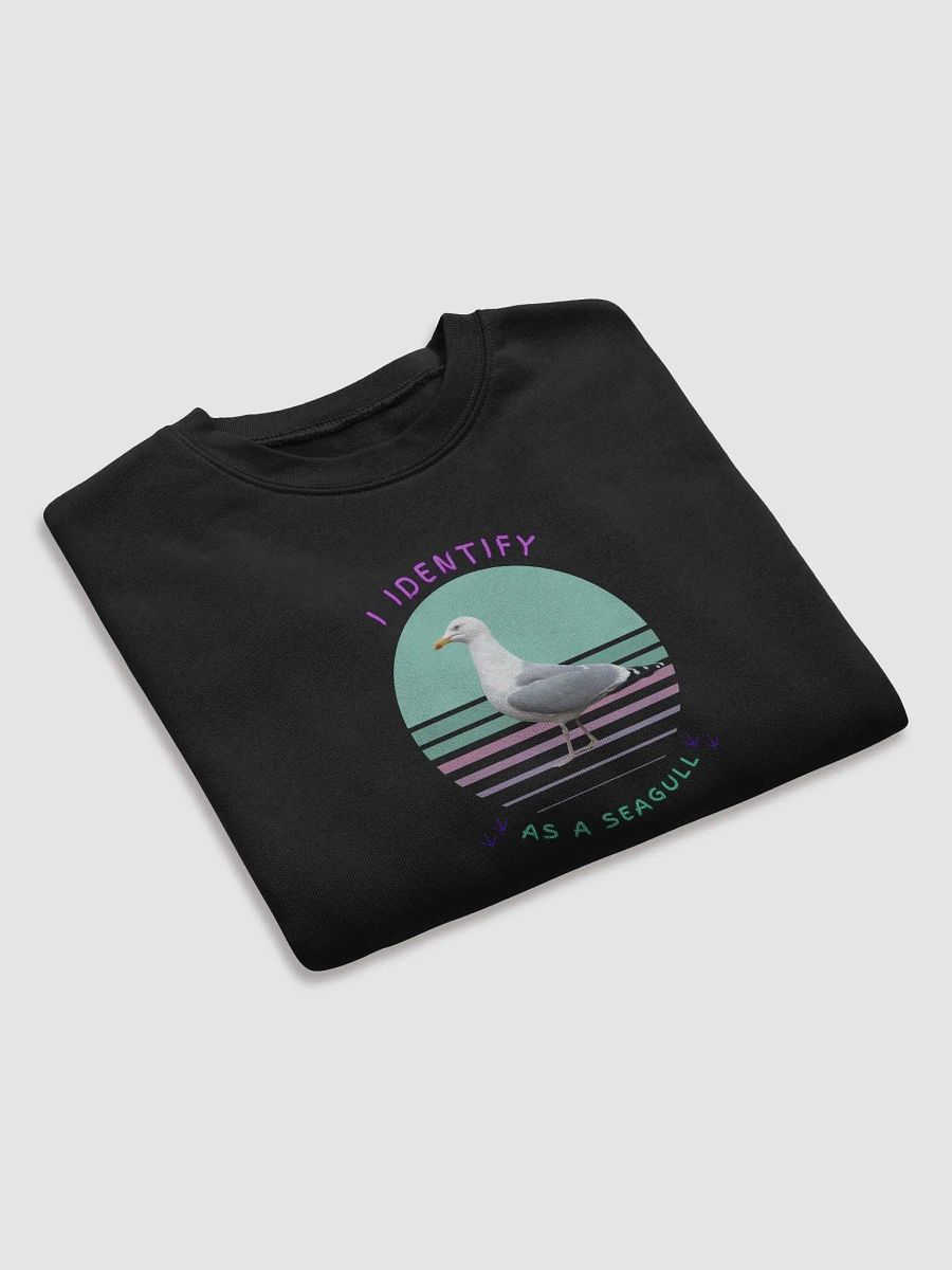 I Identify as a Seagull Cropped Sweatshirt product image (20)