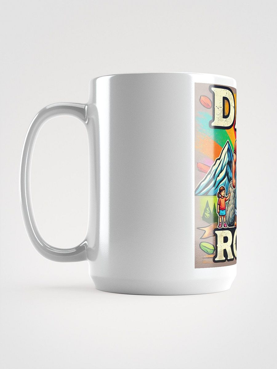 Dad The Rock White Glossy Mug product image (6)