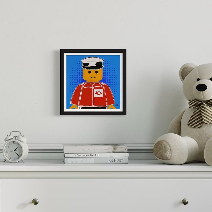 LEGO PEOPLE - Mr Postman (Framed Matte Print) product image (3)