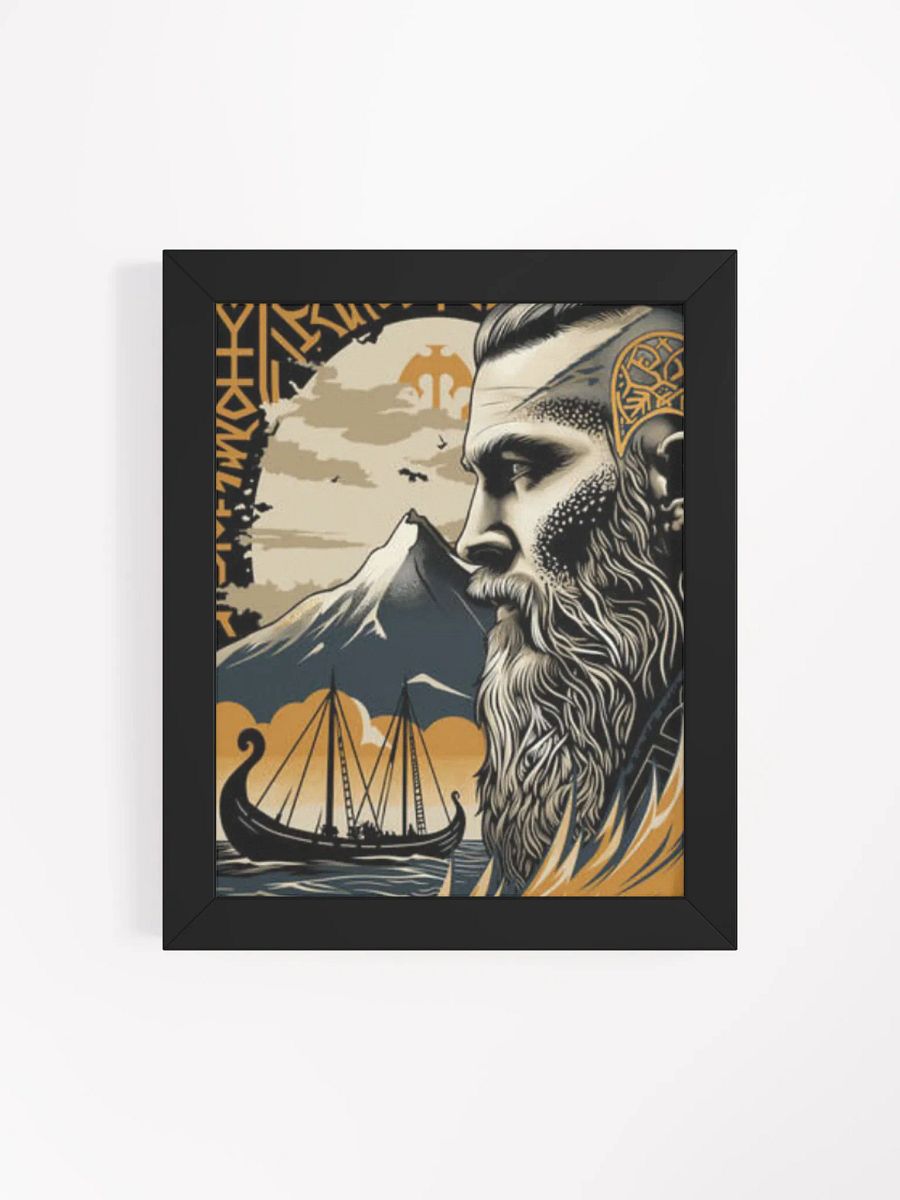 "Echoes of the North" Framed Viking Portrait | Forged In Valhalla product image (4)