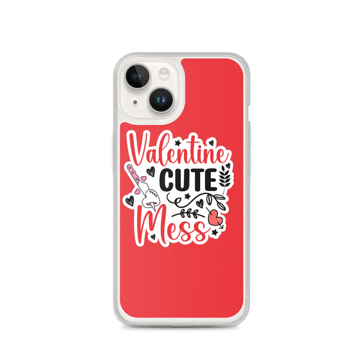 Valentine Cute Mess iPhone MagSafe® Clear Case product image (4)