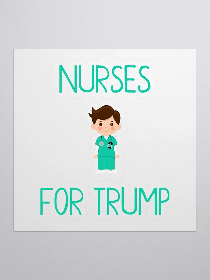Nurses For Trump (M) Sticker product image (1)