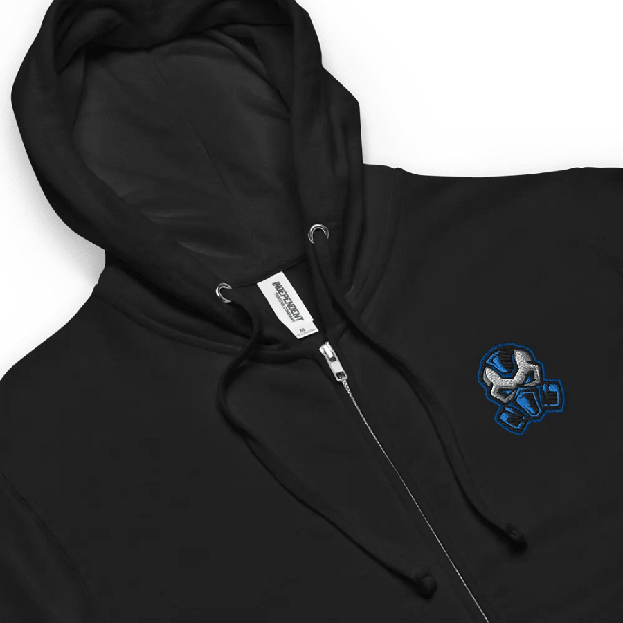 Sewitscher Blue Fleece Zip Up Hoodie product image (6)