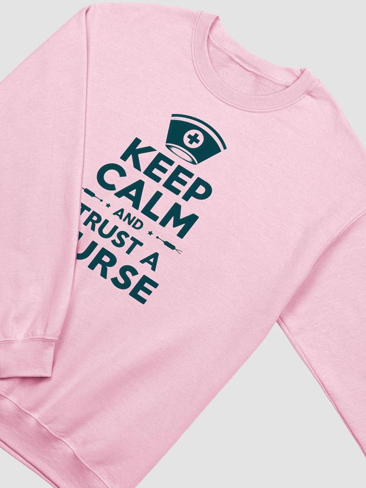 Trust a Nurse Crewneck Sweatshirt, KEEP CALM product image (14)