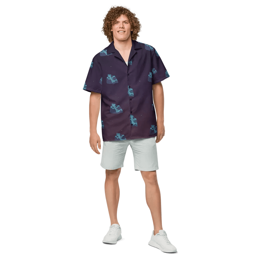 Swift Spark Ghostly Button-Up Shirt product image (4)