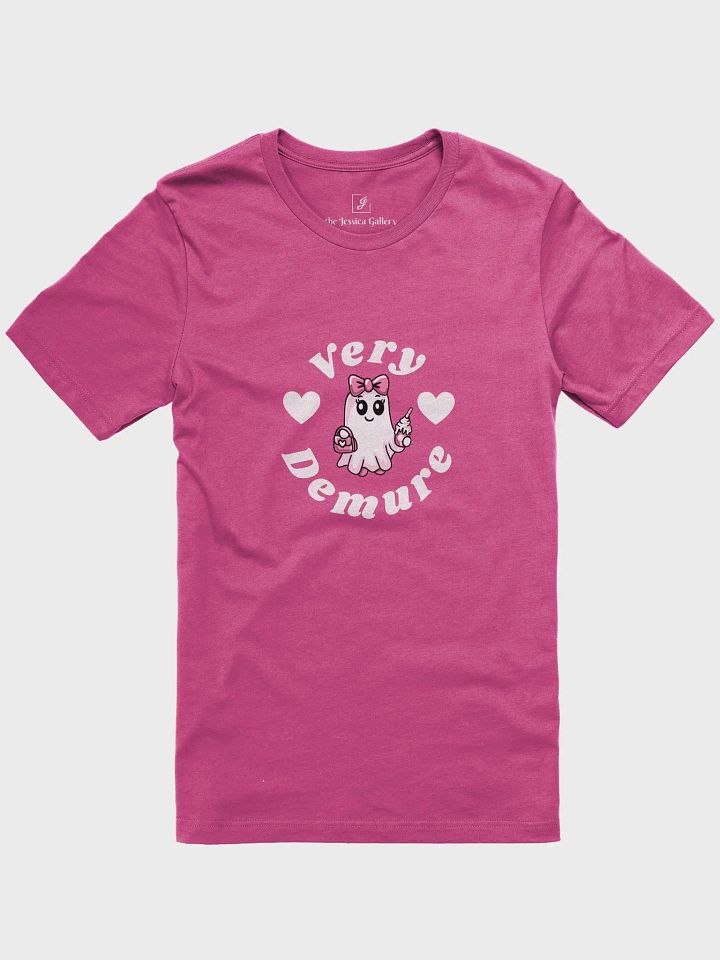 Very Demure Cute Ghost Design Supersoft Classic Fit T-Shirt product image (1)