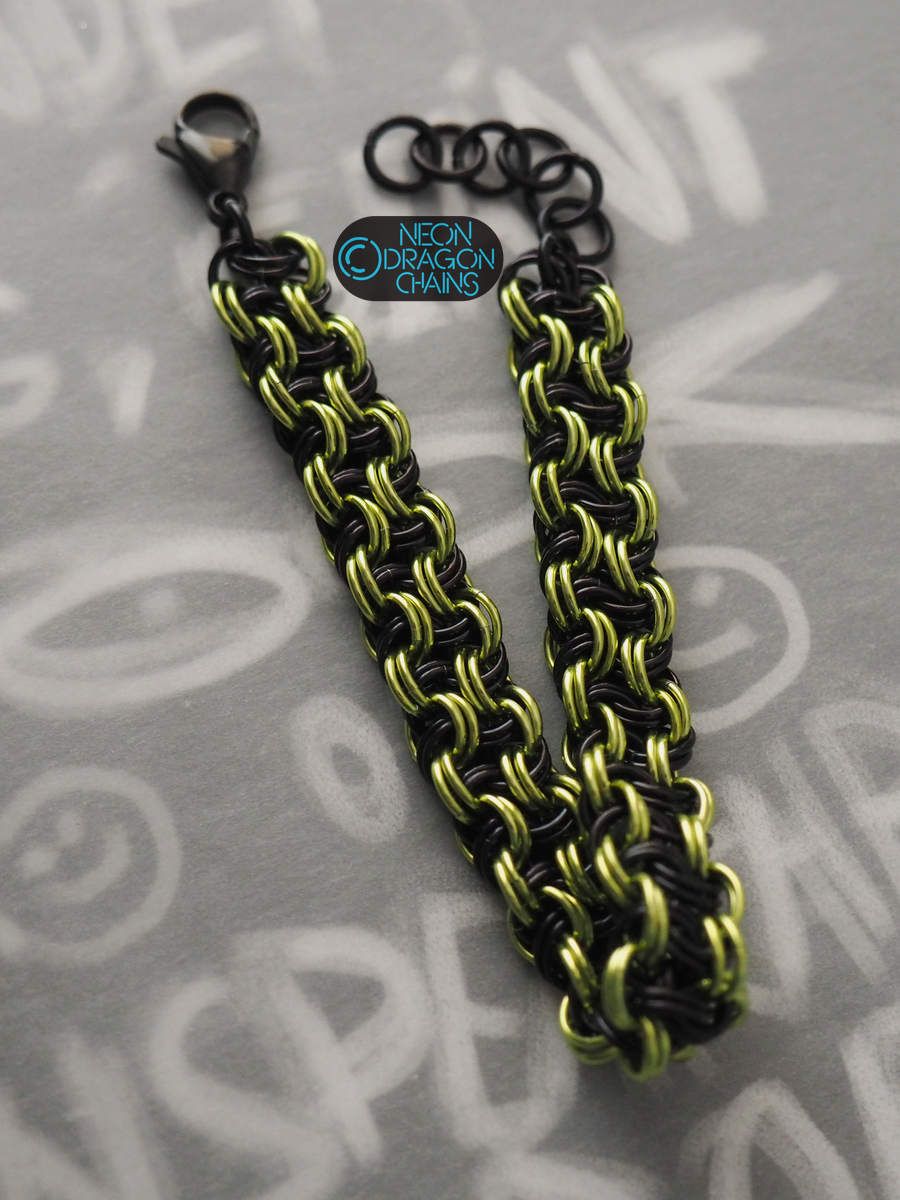 Black Vipera Bracelet / OOAK product image (1)