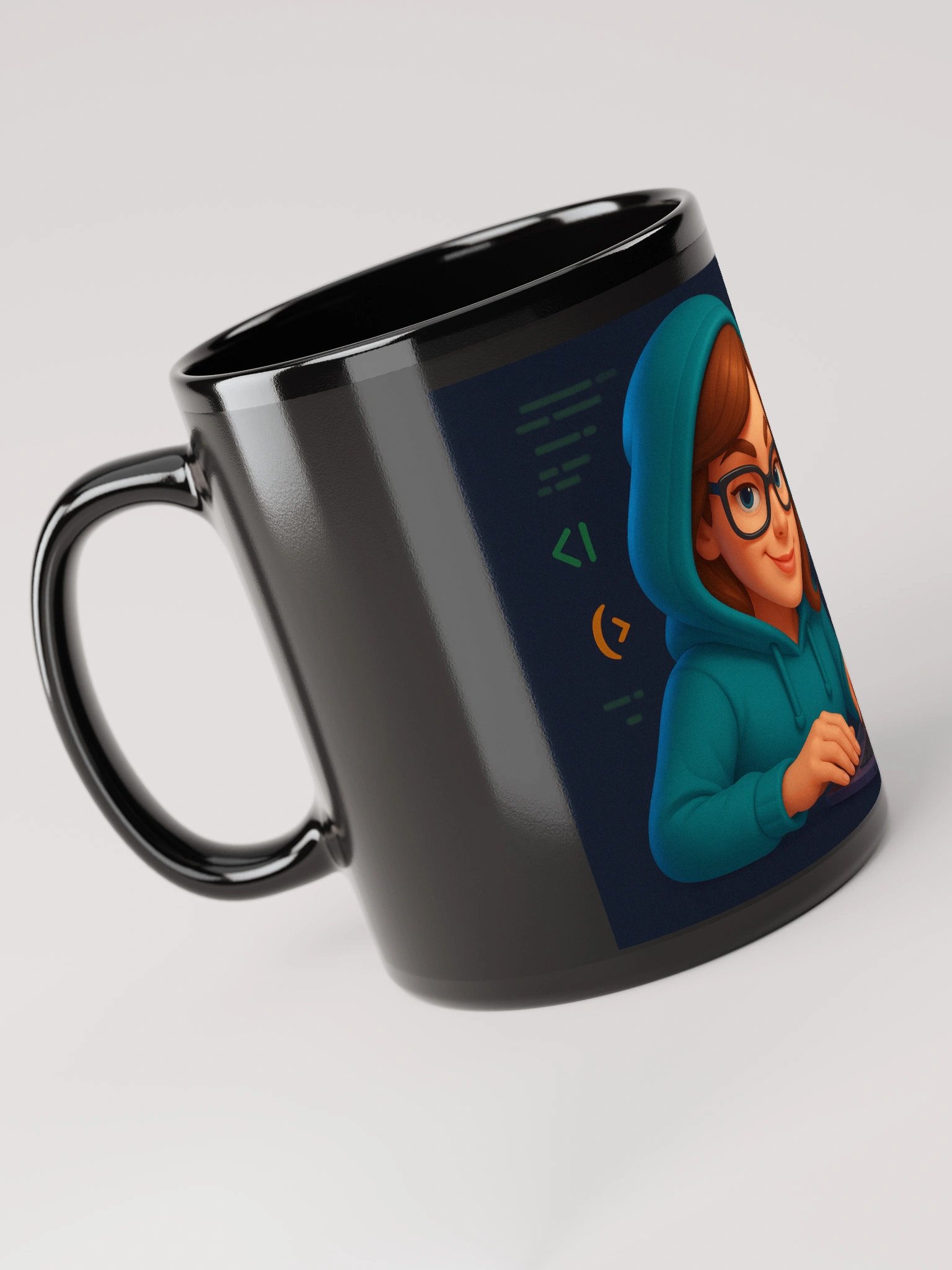 Taza Hacker "KLK" – Edición Programadora JavaScript product image (6)