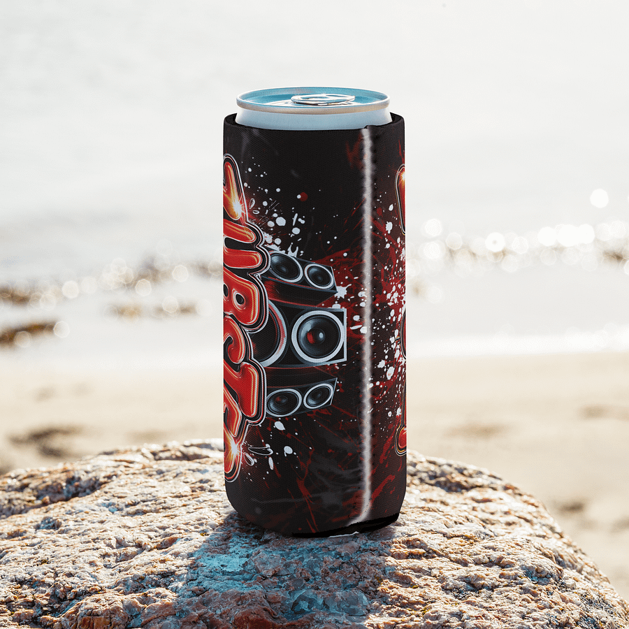 Zubstep Splatter Slim Can Koozie product image (8)