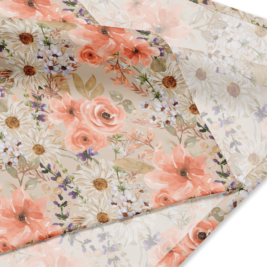 Orange Flowers Bandana product image (4)