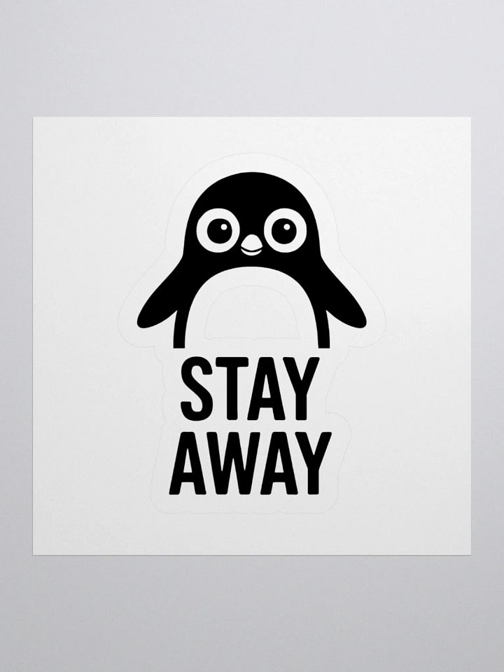 Stay Away Kiss Cut Stickers product image (1)