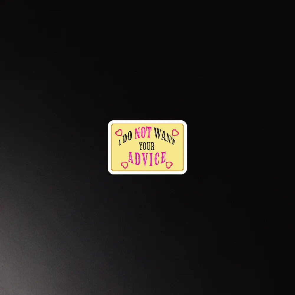 No Advice Magnet product image (3)