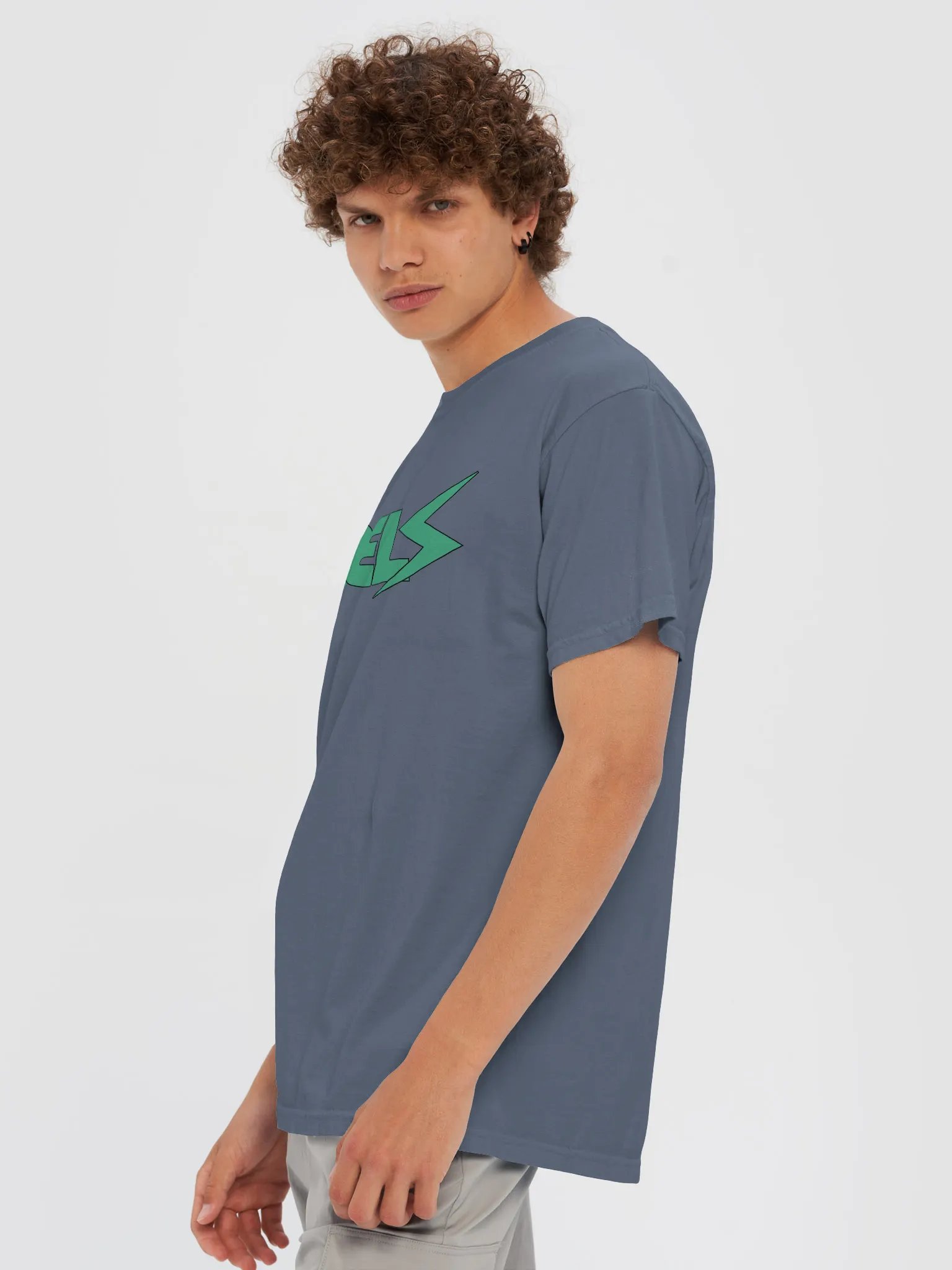 Rebels T-Shirt Blue Jean | Green product image (6)