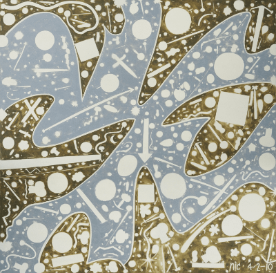 Cartoon Clock (2010) on Canvas (36" x 36") product image (1)