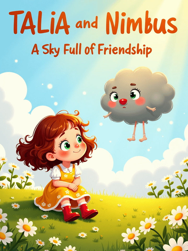 Talia and the Cloud That Cried | Kids Storybook PDF | 25-Page Illustrated eBook | Instant Digital Download product image (1)