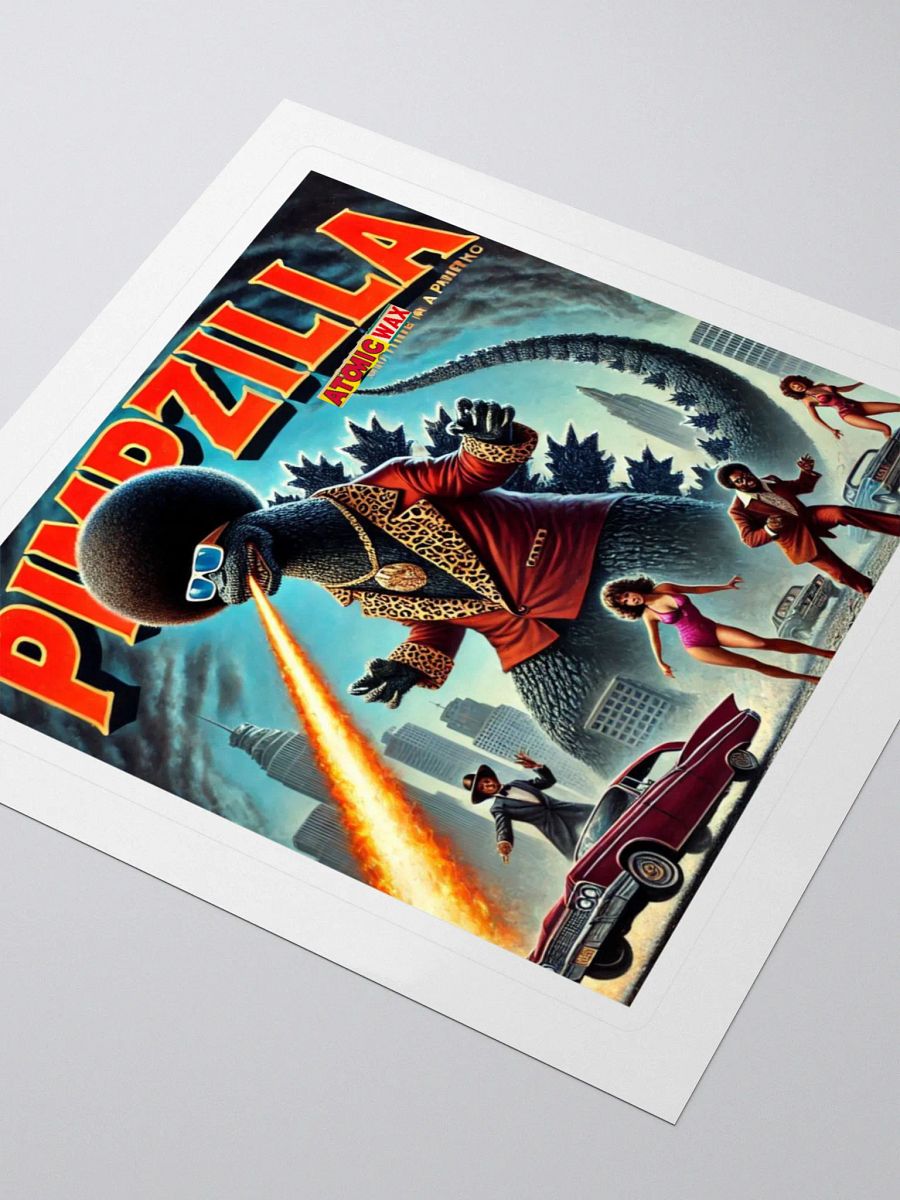 Pimpzilla King of Pimps Sticker product image (3)