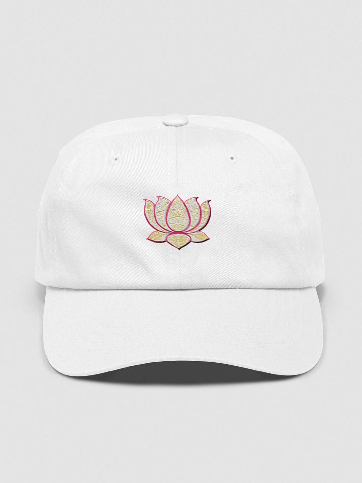 Lotus Bloom Unstructured Dad Hat product image (1)