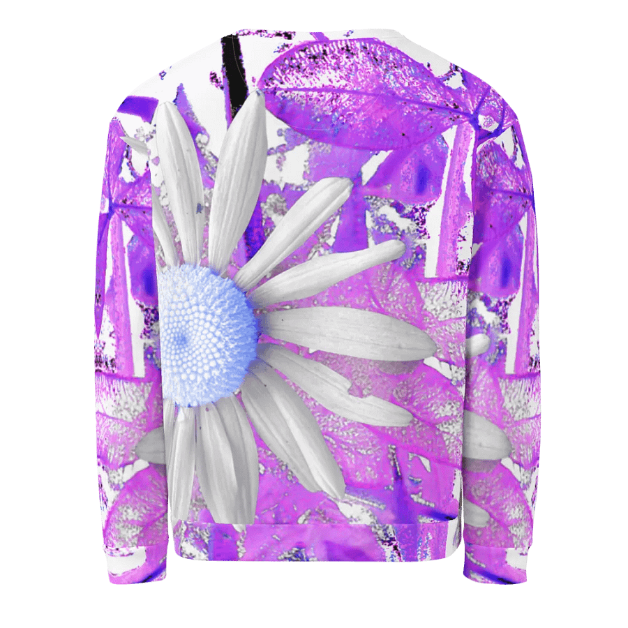 Cool Vivid Abstract Daisy Flower Unisex Sweatshirt product image (5)
